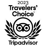 2023 Travelers' Choice award from Tripadvisor's logo