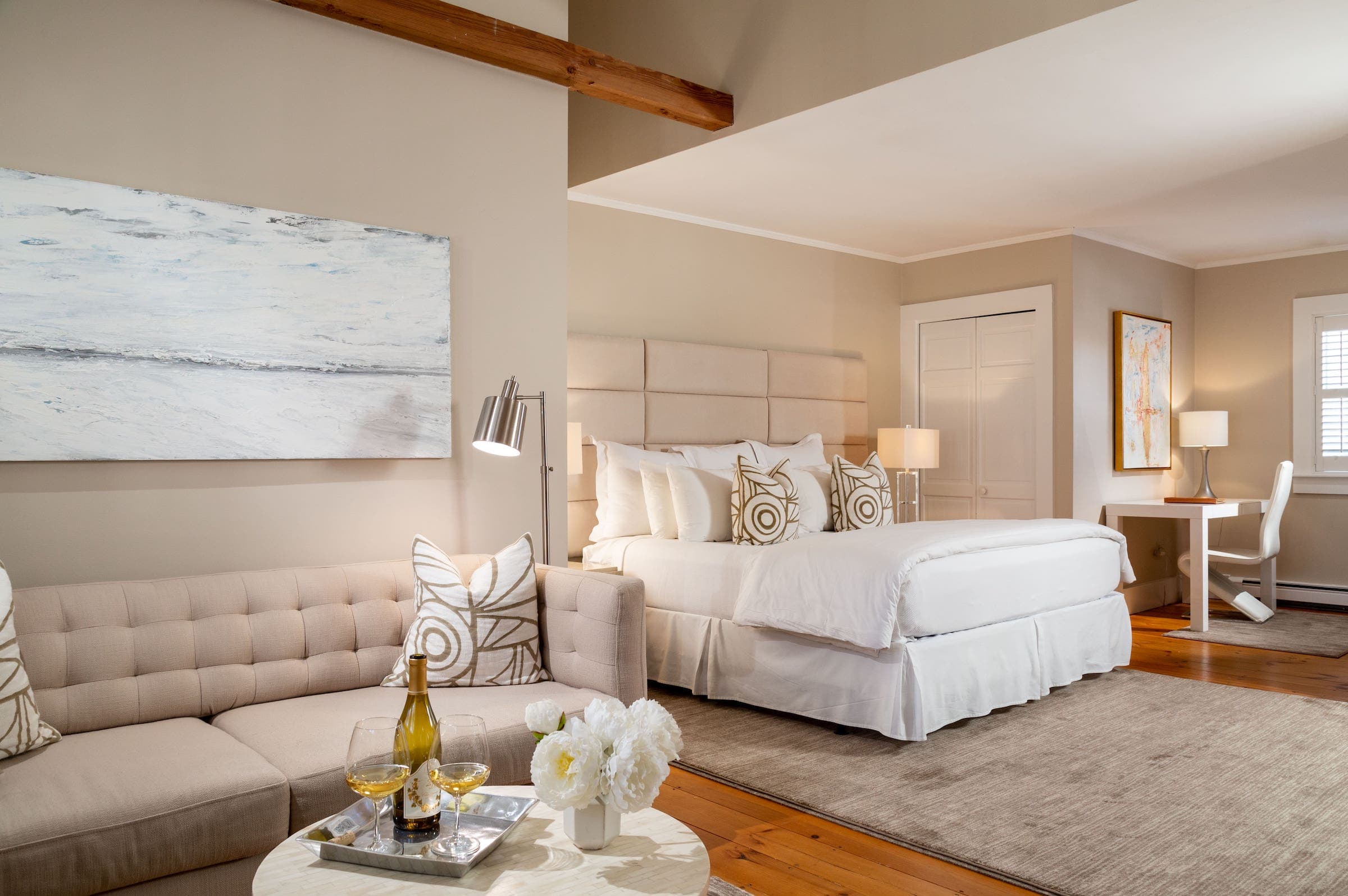 Bedroom from the Chatham Inn, Massachusetts