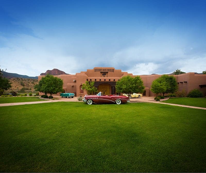 Exterior of the Gateway Auto Museum