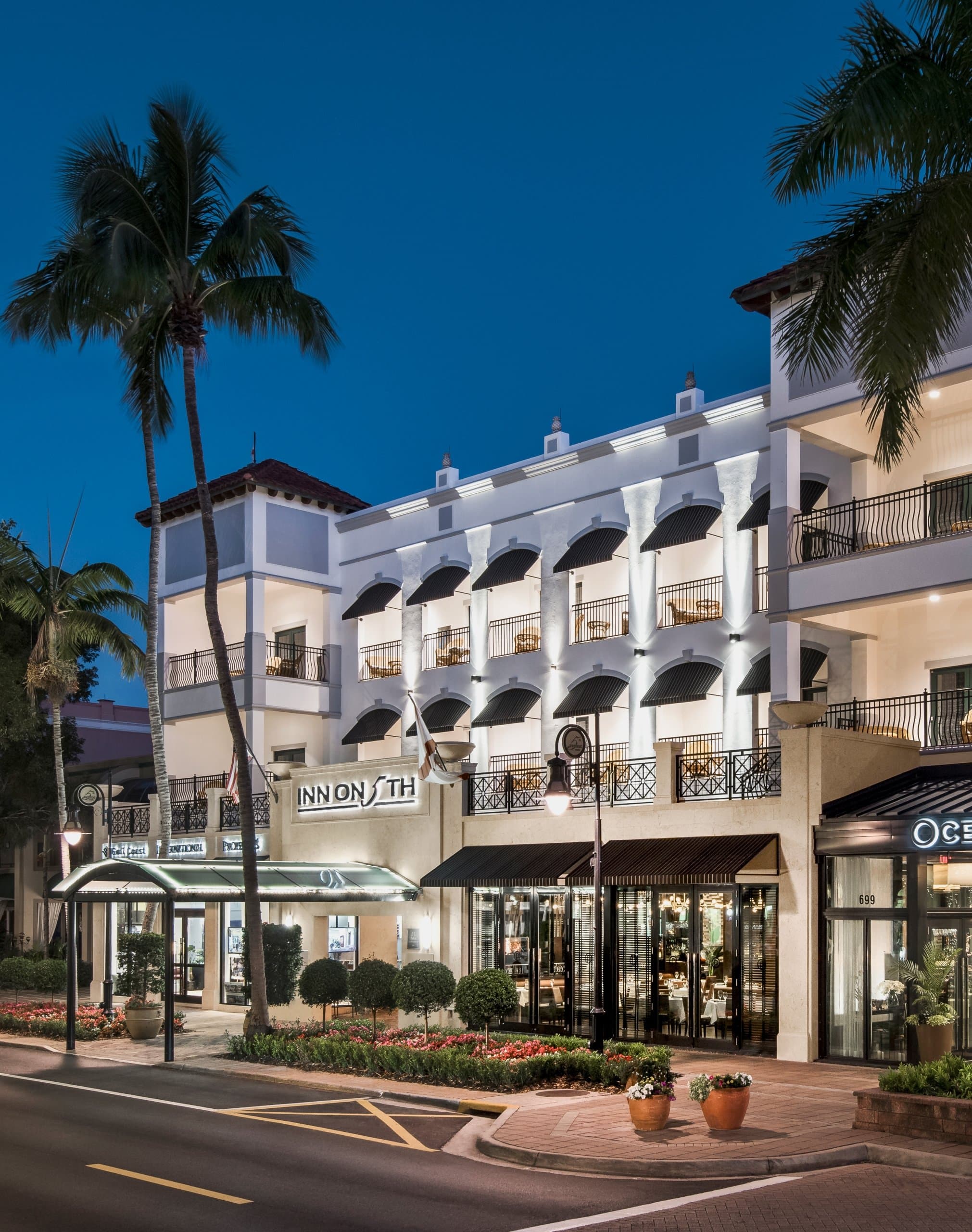 Exterior of the Inn on Fifth in Naples, Florida