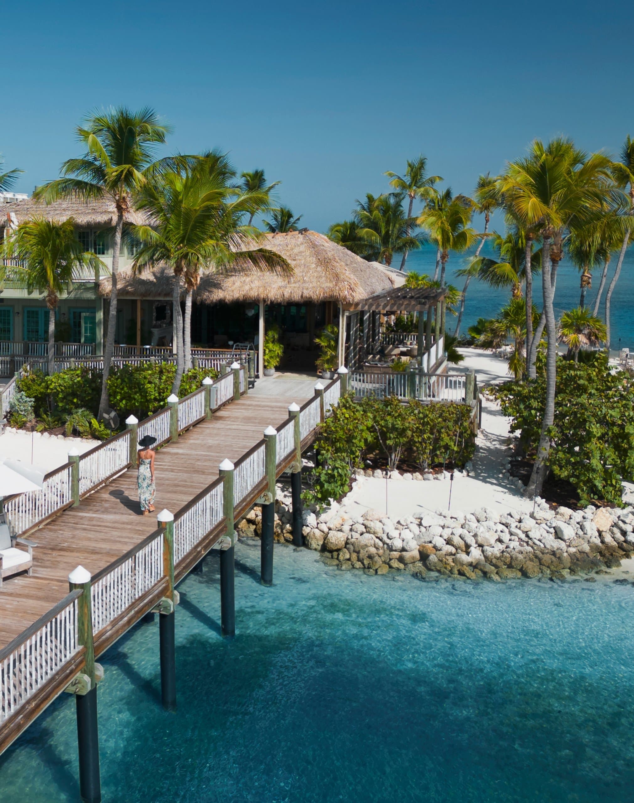 Bridge leading to a Little Palm Property
