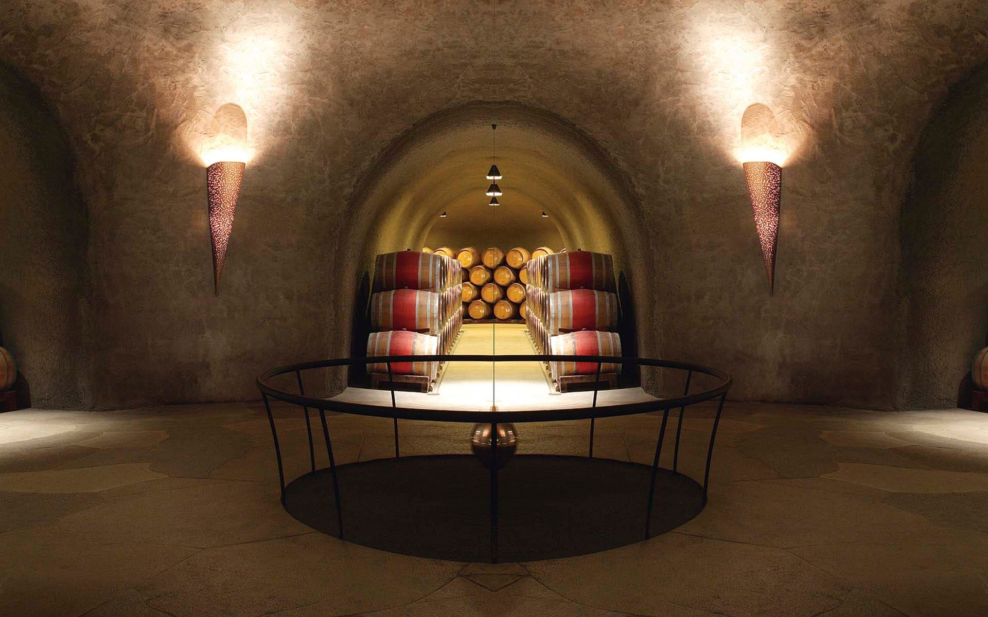 Stag's Leap wine cellar