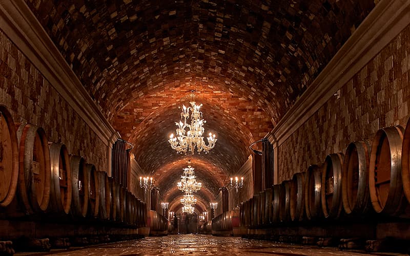 Del Dotto Vineyards wine cave