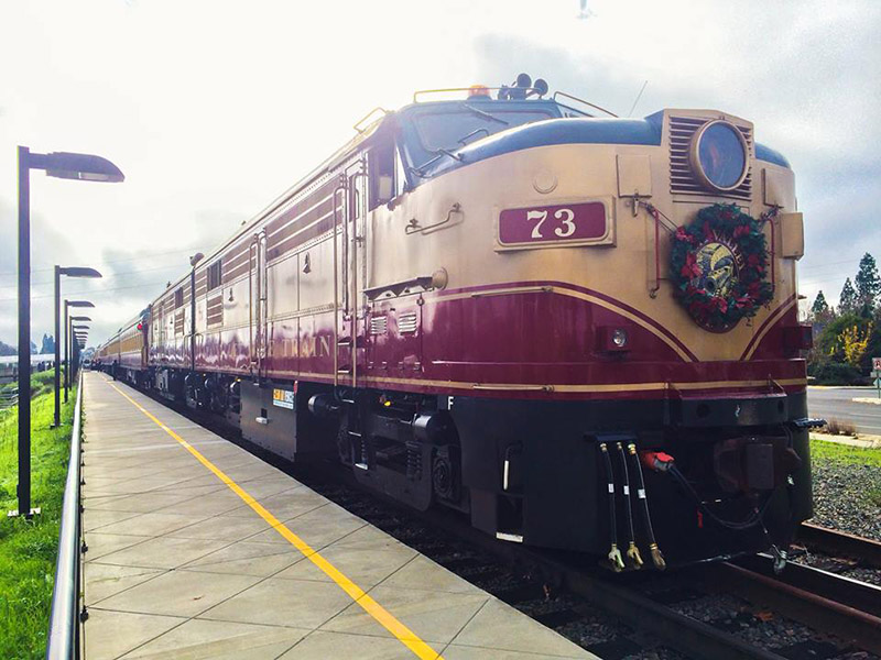 Wine Train For The Holidays.