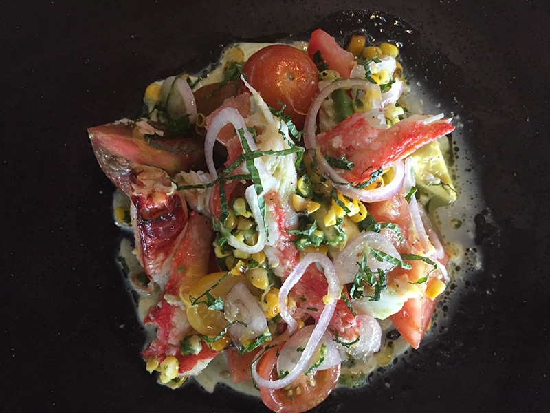 Summer Salad Dish Chef Jesse Souza