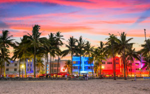 Miami Beach looking at Ocean Drive