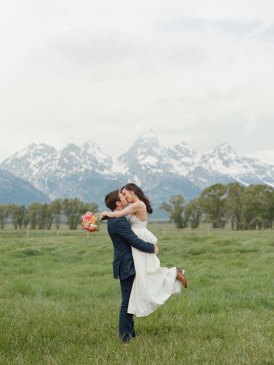 Wedding in Grand Tetons, WY