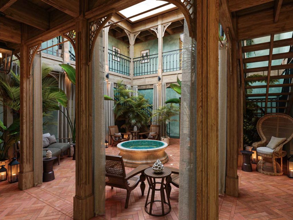 spa at Little Palm Island