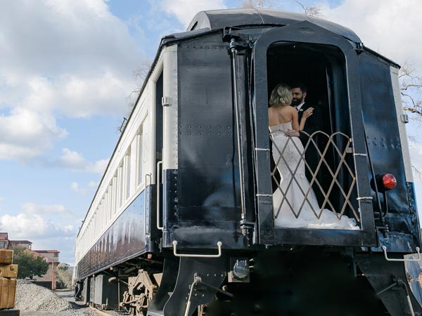 Wine Train Wedding