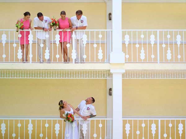 Wedding Balcony Shot