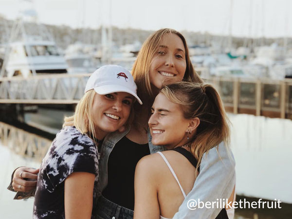 Friends On The Beach In San Diego.