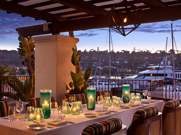 Reception Table At Kona Kai.