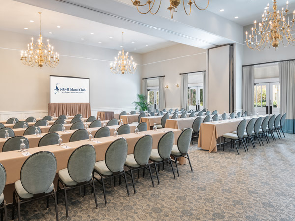 Jekyll Island Ballroom Classroom Setup