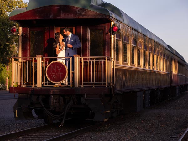 Wedding On The Napa Valley Wine Train.