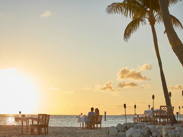 Little Palm Island Dining On The Beach.