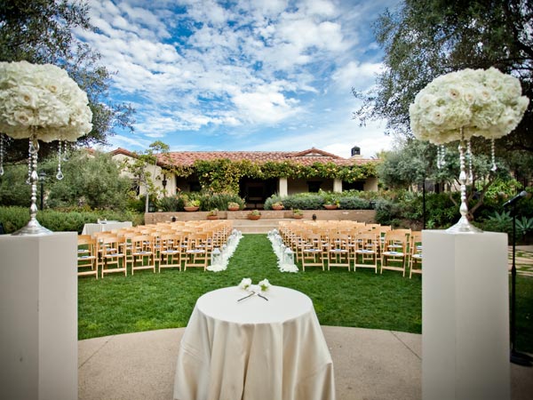 Estancia Wedding setup