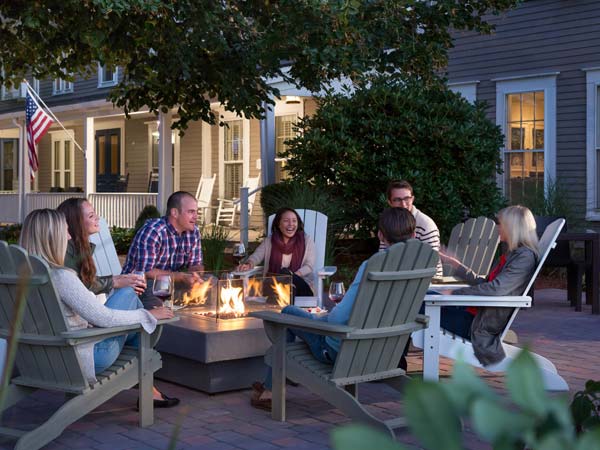 Firepit At Chatham Inn.