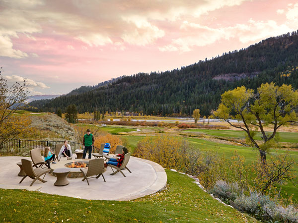 Firepit And Fall Colors