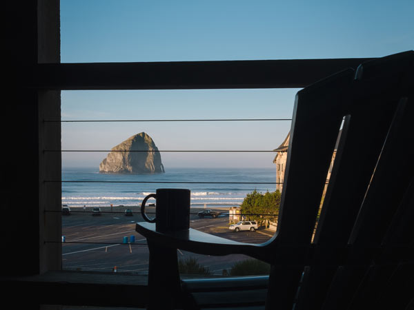 View Of The Oregon Beach