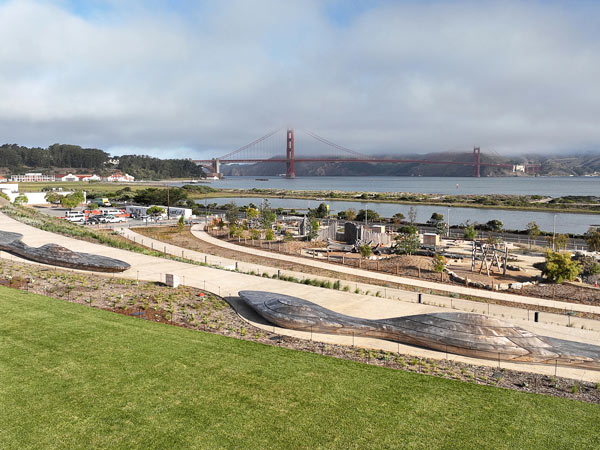 San Francisco Walking Path By The Ocean